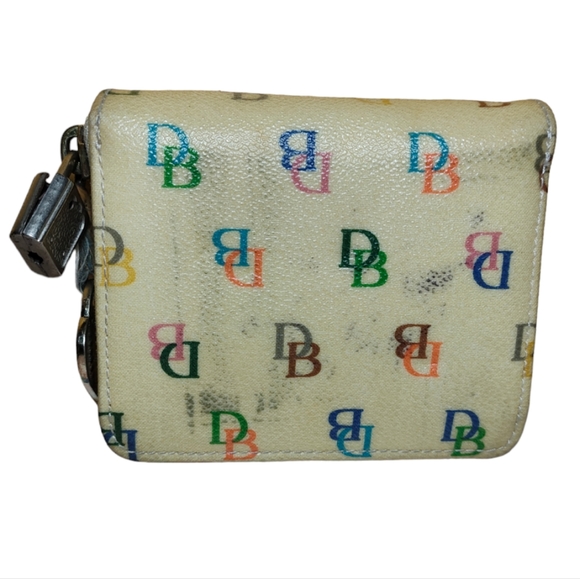 Dooney & Bourke Rainbow DB Wallet - Picture 2 of 10